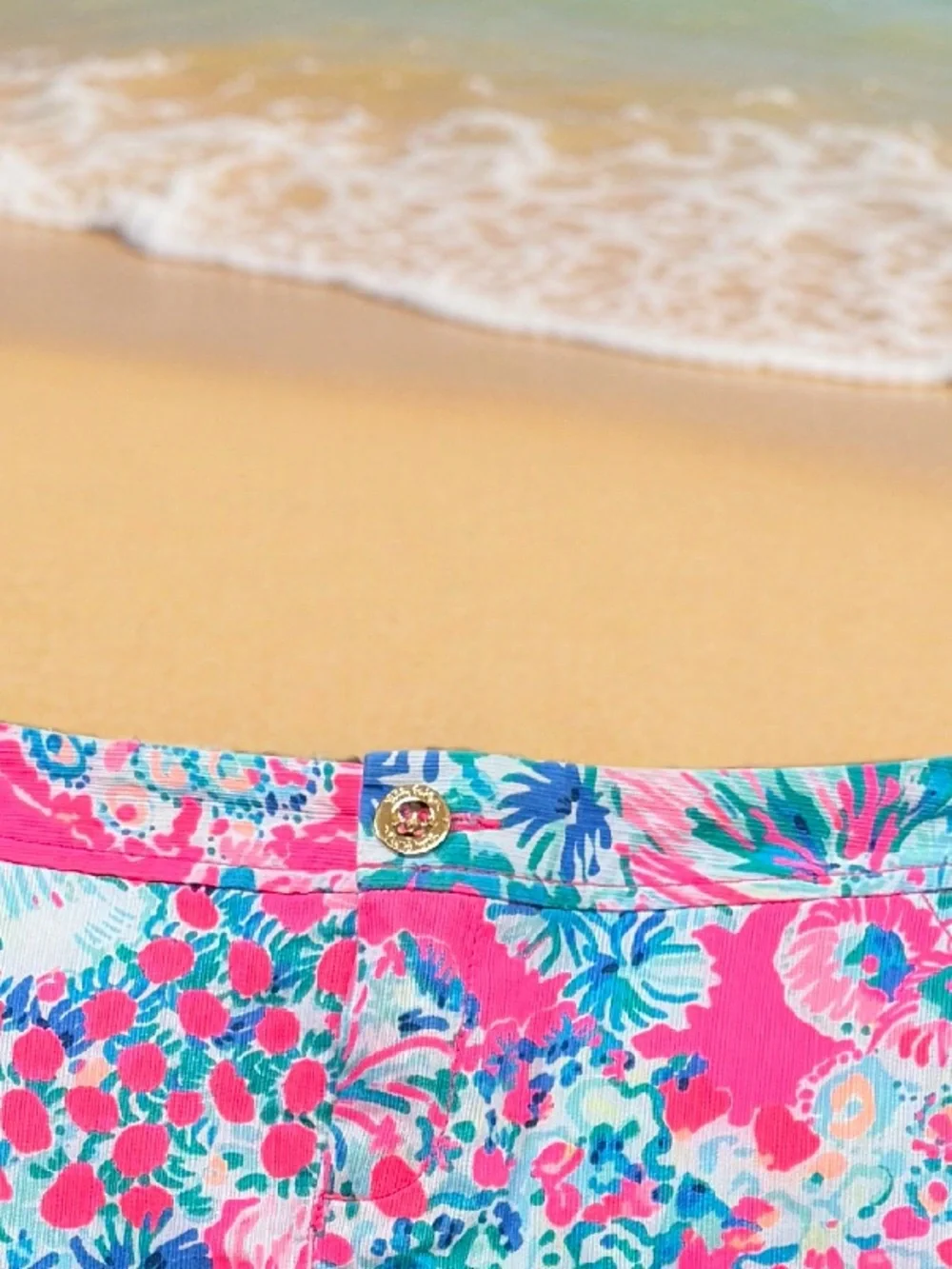 Lilly Pulitzer Lorelie Tiki Pink Gypsie Skort Perfect Golf Beach NWOT Size 4